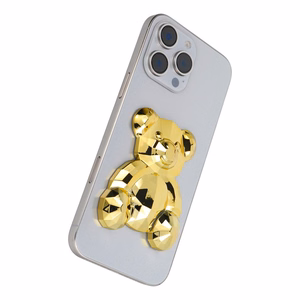 Lipnus telefono stovas BEAR - auksinis