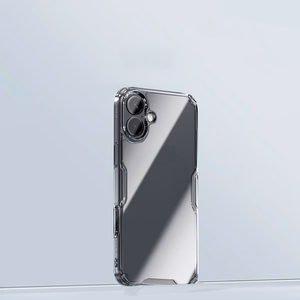 Nillkin Nature Pro dėklas telefonui iPhone 16 - permatomas ir baltas