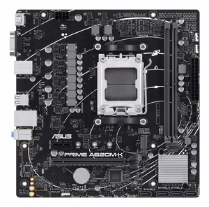 ASUS PRIME A620M-K AMD A620 Socket AM5 micro ATX pagrindinė plokštė