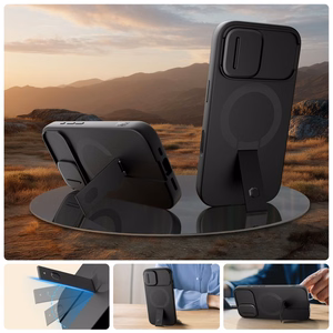 Tech-Protect Kevlar Aura Magnetinis dėklas telefonui iPhone 17 - juodas