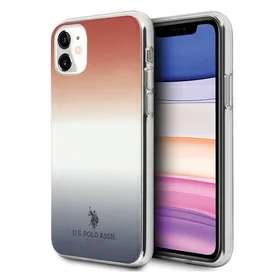US Polo USHCN61TRDGRB iPhone 11 raudona-mėlyna Gradient Pattern Collection