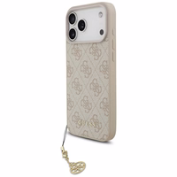 Guess 4G Charms Collection MagSafe dėklas telefonui iPhone 17 Pro Max - rožinis