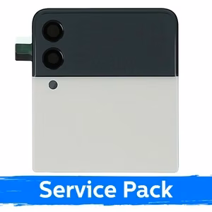 LCD ekranas Samsung F711 Z Flip3 (IŠORINIS) su rėmeliu / mėlynas / (Service Pack)