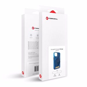 FORCELL F-PROTECT Mirage dėklas telefonui suderinamas su MagSafe IPHONE 15 Pro Max mėlynas paukštis