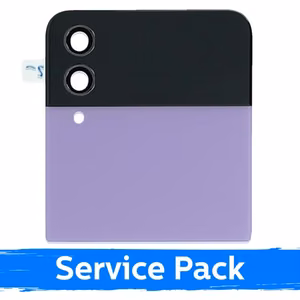 LCD ekranas suderinamas su Samsung F721 Z Flip4 (OUTER) su rėmeliu / Bora violetinis / (Service Pack)