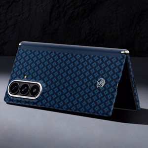 Benks Magnetic Armor Grid Air Grand Combo dėklas (C.K.FL.SA.BE.0051), skirtas Samsung Galaxy Z Fold 8 Ultra, mėlynas