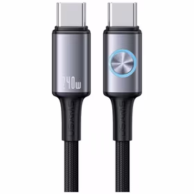 Laidas USAMS Huan Series SJ751 240W USB-C į USB-C 1,2 m tamsus