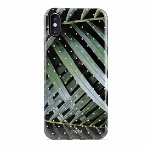 Чехол Puro Glam Tropical Leaves Brilliant Leaves для iPhone XS Max
