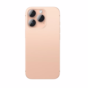 AmazingThing AR aliuminio 3 objektyvų stiklas su objektyvo rėmeliu iPhone 16 Pro / 16 Pro Max - rožinis auksas