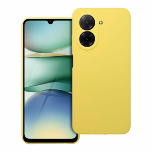 Silikoninis dėklas 2mm telefonui XIAOMI REDMI A5 (171,7 x 77,8 x 8,26) citrininis