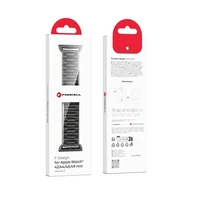 FORCELL F-DESIGN FA10 nerūdijančio plieno laikrodžio juosta Apple Watch 38 / 40 / 41 mm - juoda
