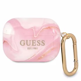 Guess GUAPUNMP AirPods Pro coverpink/rožinis Marble Collection