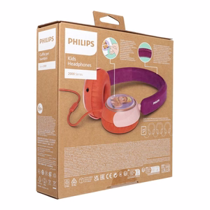 Philips гарнитура для детей (TAK2000MP) 3,5mm фиолетовый пурпурный