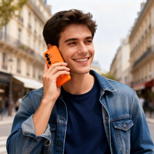 Tech-Protect Magmat MagSafe Dėklas for Samsung Galaxy S26 - oranžinis Matinis