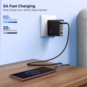 USB kabelis Joyroom SA31-CC5 USB-C to USB-C 240W 1.2m juodas