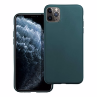 Matinis dėklas telefonui IPHONE 11 Pro Max tamsiai žalias