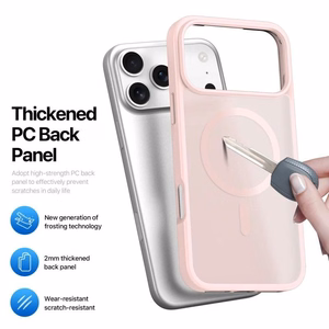 Dėklas Dux Ducis Yind Apple iPhone 17 Pro Max rožinis