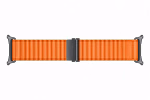 Oranžinis „Samsung SVL70MF Trail Band“ laikrodžio dirželis (S/M/L), skirtas „Galaxy Watch Ultra2“ ir „Galaxy Watch Ultra“