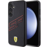 Ferrari Big SF Perforated dėklas telefonui Samsung Galaxy S24 - juodas