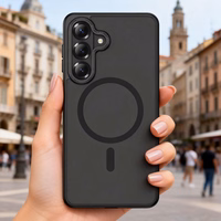 Tech-Protect MagCam MagSafe Dėklas for Samsung Galaxy S26+ - Matinis juodas