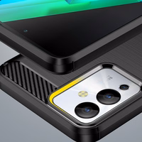 Karbono dėklas telefonui Infinix Note 12i (m) - juodas