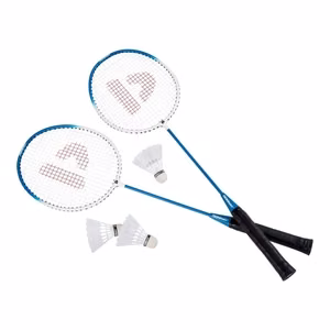Donnay 6 dalių badmintono rinkinys dėkle, mėlynas