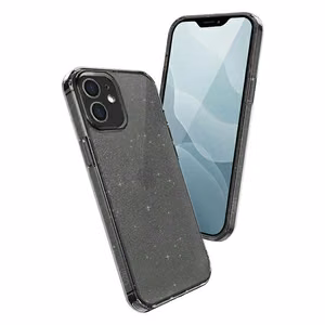 Uniq LifePro Tinsel dėklas telefonui iPhone 12 mini - juodas