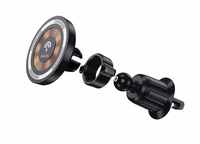 JELLICO automobilinis laikiklis Magsafe su belaidžiu įkrovimu W14 15W Juodas