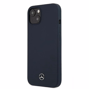 Mercedes silikoninis linijos dėklas telefonui iPhone 13 mini – tamsiai mėlynas