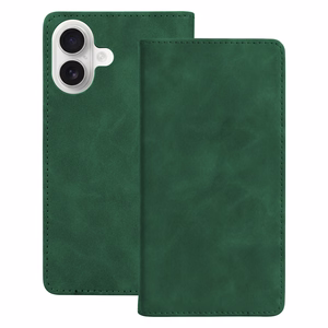 Smart Suede dėklas, skirtas iPhone 17 6,3", žalias