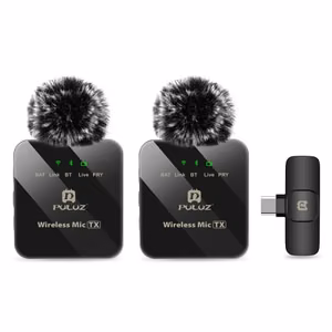 Беспроводной петличный микрофон Puluz PU648B (USB-C)