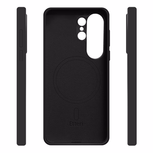 Etteri Silikoninis Mag dėklas for Samsung Galaxy S26 Ultra juodas