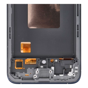 REWA OLED LCD ekranas su rėmeliu, skirtas SAMSUNG A55, juodas