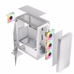 Logic PORTOS ARGB MINIDI USB 3.0 korpusas Baltas