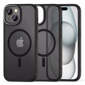 Tech-Protect MagMat 2 Magnetinis dėklas telefonui iPhone 15 - matinis juodas