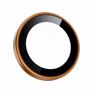 Benks grūdintas stiklas Glass Warrior Lens Protector kamerai iPhone 17 Pro/17 Pro Max (3 lęšiai) oranžinis