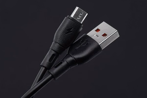 BLUE STAR ECO kabelis USB A į Micro USB PJ68-23-2 1 m juodas