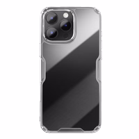 Nillkin Nature Pro dėklas telefonui iPhone 16 Pro - permatomas ir baltas