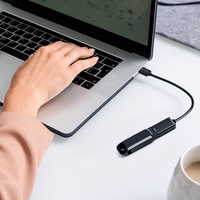 Wozinsky WOTGY1S USB-C 3.0 (vyriškas) - USB-A 3.0 (moteriškas) OTG adapteris - juodas