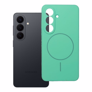 Silikoninis 2mm dėklas telefonui SAMSUNG S26, suderinamas su MagSafe, mėtų spalvos