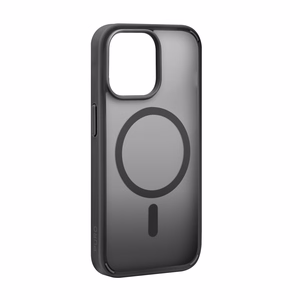Puro Gradient magnetinis silikoninis dėklas telefonui iPhone 15 Pro Max - juodas