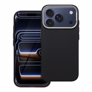 K-Look dėklas, suderinamas su MagSafe, skirtas iPhone 17 Pro Max / 18 Pro Max (žemas kameros kraštelis), juodas
