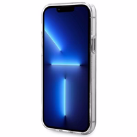 Rinkinys Guess GUBPP12MH4EACSK Dėklas+Įkroviklis iPhone 12/12 Pro juodas/juodas kietas dėklas 4G Spauda Magnetinis