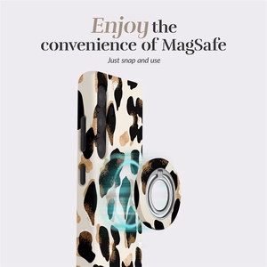 MIO Leopard Magsafe Dėklas su žiedu