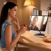 "Wozinsky" WRS-DSY84SS 360° kampu besisukantis aliumininis planšetinio kompiuterio stovas - pilkas