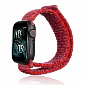 Beline Dirželis Apple Watch Nylon 42/45/45/49mm raudonas