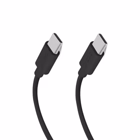 SBS TECABLETISSUETCK USB-C - USB-C 1,5 m 60W pintas kabelis - juodas
