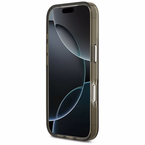 GUESS dėklas telefonui IPHONE 17 Pro su MagSafe suderintas (IML gradientas su trikampio logotipu) - khaki