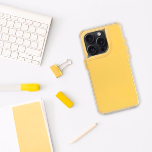 MATRIX dėklas telefonui IPHONE 15 Pro geltonas