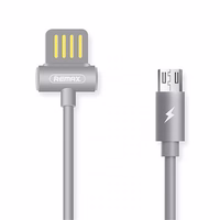 REMAX kabelis Waist Drum RC-082m - USB į Micro USB - pilkas